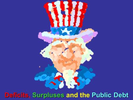 DeficitsSurplusesPublic Debt Deficits, Surpluses and the Public Debt.