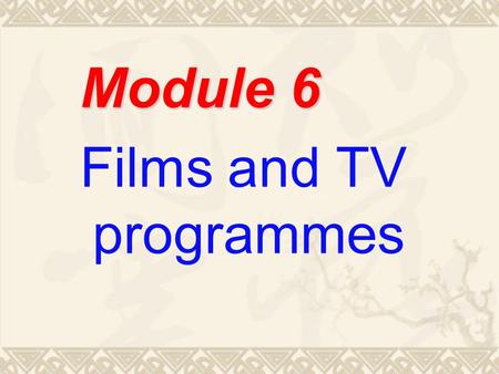 Module 6 Films and TV programmes. Home Alone Comedy.