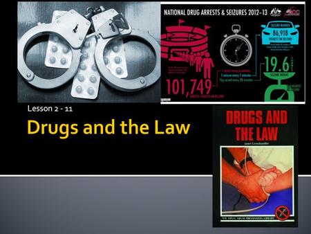 Lesson 2 - 11.  TSW summarize school rules and community laws about tobacco, alcohol and other drug use  TSW analyze the relationship between using.