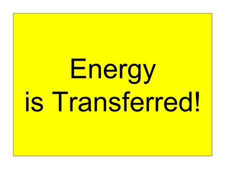 Energy is Transferred!. 1 ST Energy Transfer SUN AUTOTROPH.