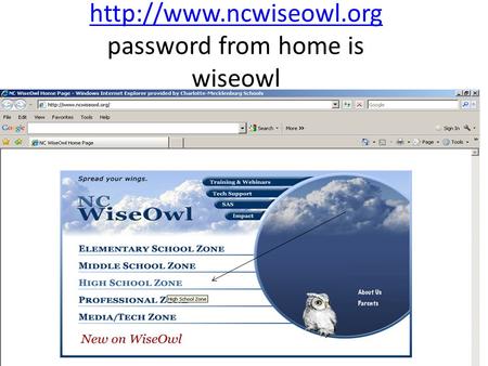 password from home is wiseowl.