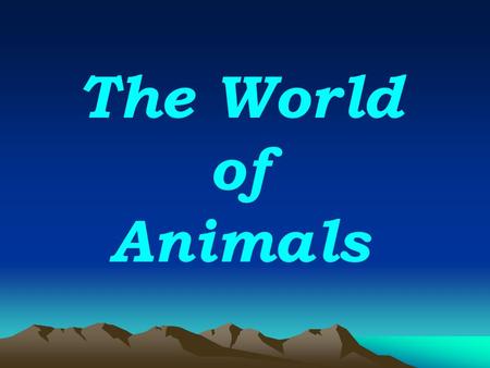 The World of Animals. Match the picture to the word 1.1.2. 3. 4.4. 4.5.6. 7.8.9. A. A duck B. A sheep C. An elephant D. A cow E. A hen F. A tiger G. A.