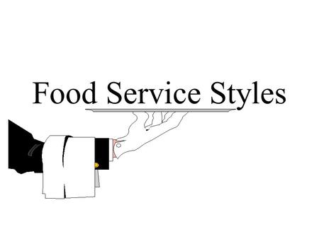 Food Service Styles. What is your favorite restaurant of all time? What makes it your favorite? How is the service? What are the roles of the waitresses.