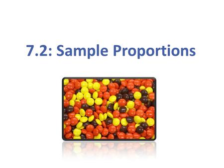 7.2: Sample Proportions.