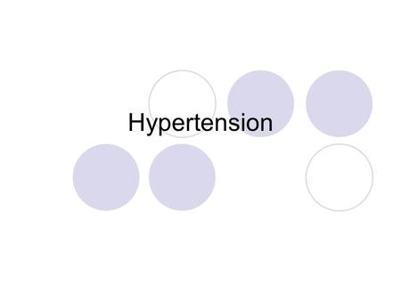 Hypertension. Introduction Hypertension is defined as a consistent elevation of arterial pressure above the normal range expected for a particular age.