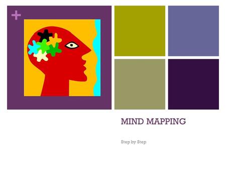 + MIND MAPPING Step by Step. + DREAMS… When you dream, you organize information into images.