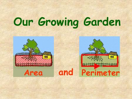 Our Growing Garden and Area Perimeter. We can plant a garden.