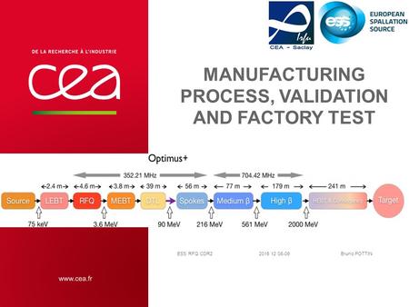 Manufacturing process, validation and factory test