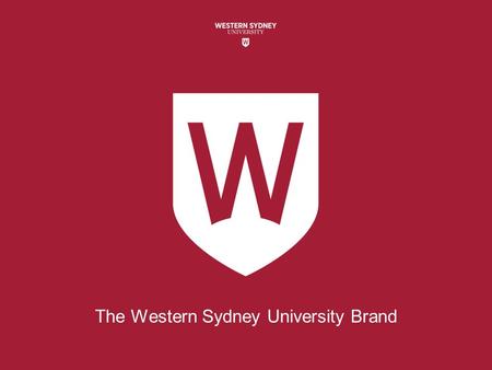 The Western Sydney University Brand
