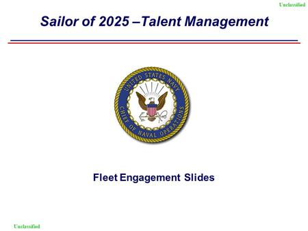 Sailor of 2025 –Talent Management