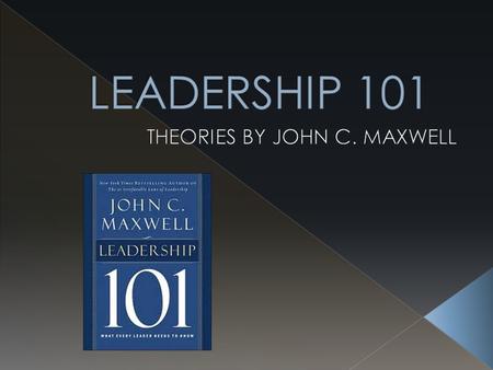  Leadership ability is the lid that determines a persons level of effectiveness.  The lower the ability to lead the lower the lid of ones potential.