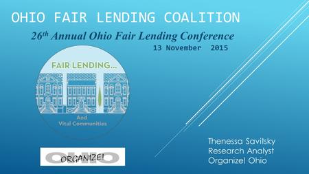 Ohio fair lending coalition