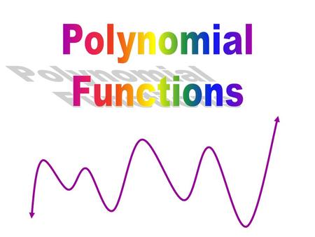 Polynomial Functions.
