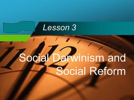 Social Darwinism and Social Reform