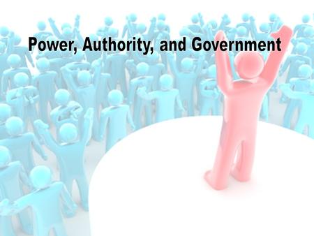 The Nature of Power, Politics, and Government Learning Outcomes 1.Understand why it is important to care about power, politics, and government. 2.Evaluate.