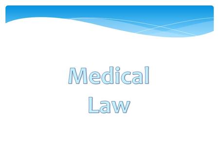 Medical law and its place in the system of law and legislation in Ukraine. Legislative provision in healthcare in Ukraine.  The concept, object, method.