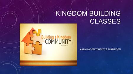 Kingdom Building classes