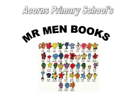 The children in years 3-6 made their own Mr Men books for the pupils in year 1 and 2. They needed to make sure that the books were colourful, simple and.