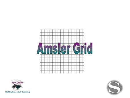 What is the Amsler grid? Amsler grid: (AM-slur) test card, graph paper-like grid used in detecting central visual field distortion or defects.