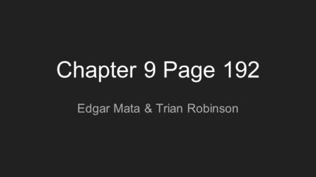 Chapter 9 Page 192 Edgar Mata & Trian Robinson. Formatting A plan for the organization and arrangement of a specific production. Standard Formatting Visual.