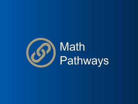 Math Pathways. College Algebra’s Only Purpose: Preparation for Calculus 2 College Algebra Calculus.