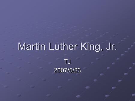 Martin Luther King, Jr. TJ2007/5/23. Before Reading 1. What are “rights”? 2. Who is Martin Luther King, Jr.?