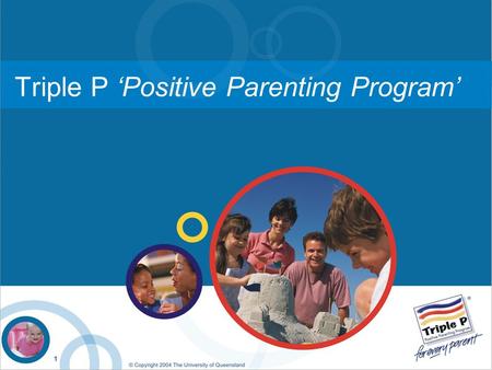 Triple P ‘Positive Parenting Program’