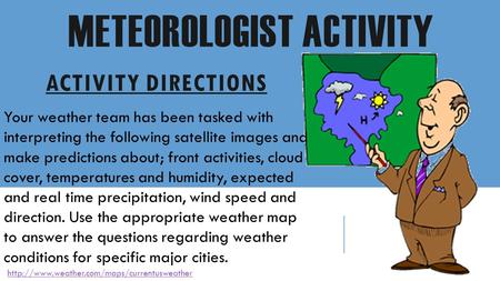 Meteorologist Activity