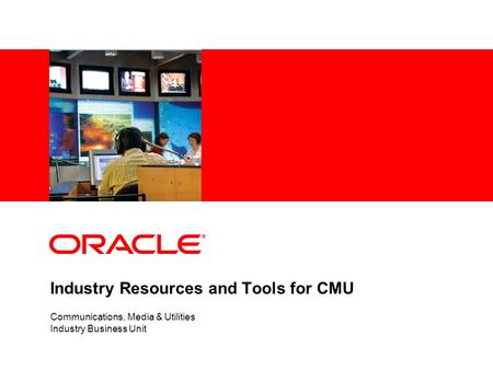 Industry Resources and Tools for CMU Communications, Media & Utilities Industry Business Unit.