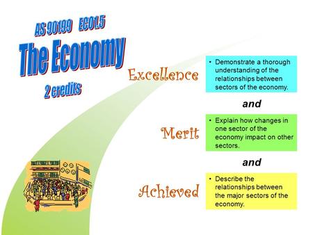 Describe the relationships between the major sectors of the economy. Demonstrate a thorough understanding of the relationships between sectors of the economy.