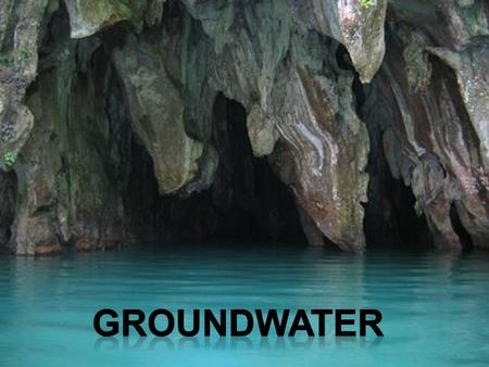 Subterranean water that saturates the Earth’s crust just below the surface What is it?