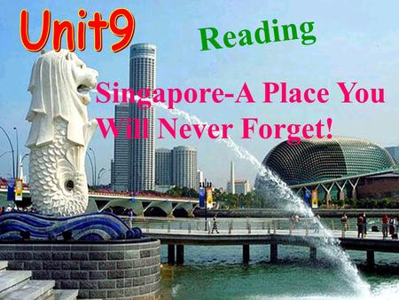 Unit9 Reading Singapore-A Place You Will Never Forget!