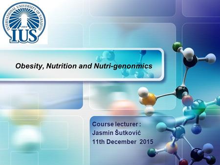 Obesity, Nutrition and Nutri-genonmics