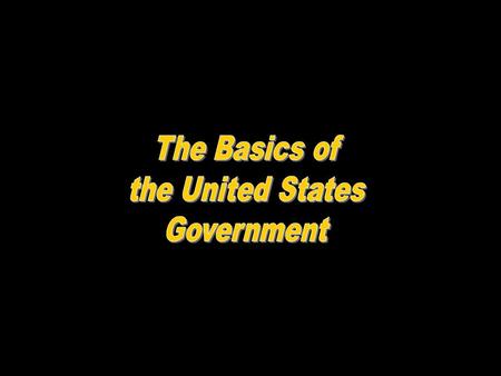 Popular Sovereignty People give government the power to rule Limited Government Government is NOT all powerful; can only do what people give it power.