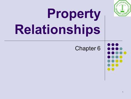 1 Property Relationships Chapter 6. 2 Apply the differential form of the first law for a closed stationary system for an internally reversible process.