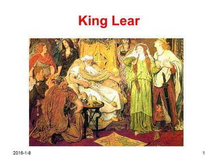 King Lear 2017/4/26.
