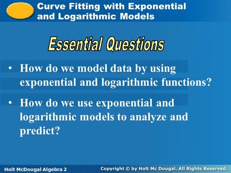 How do we model data by using exponential and logarithmic functions?