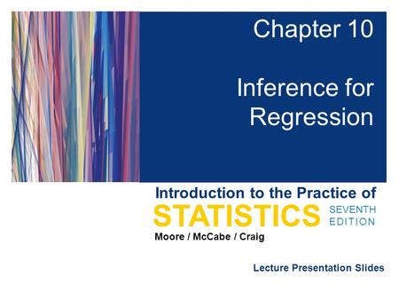 Chapter 10 Inference for Regression