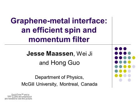 Graphene-metal interface: an efficient spin and momentum filter