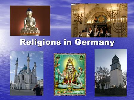 Religions in Germany.