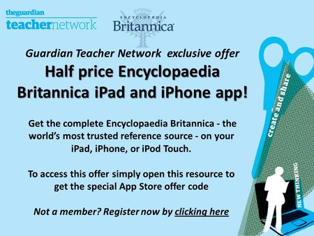 Get the complete Encyclopaedia Britannica - the world’s most trusted reference source - on your iPad, iPhone, or iPod Touch. To access this offer simply.