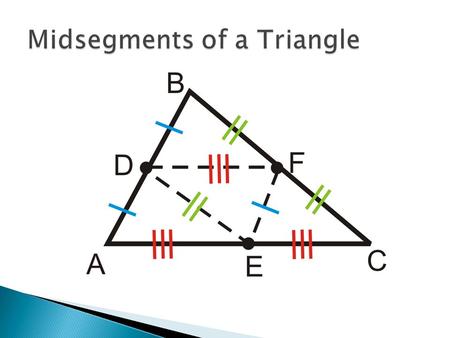 Midsegments of a Triangle