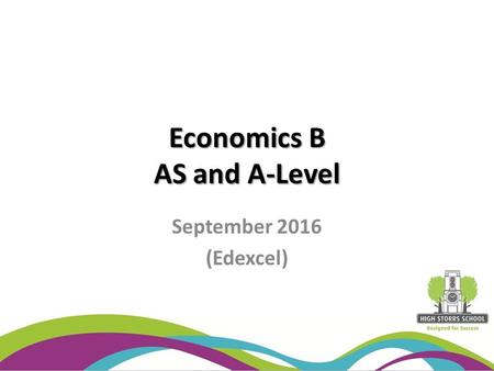 Economics B AS and A-Level