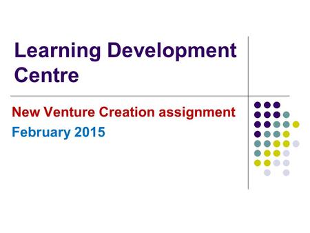 Learning Development Centre