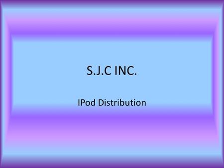 S.J.C INC. IPod Distribution. Nissan Leaf SL! Nissan Leaf SL  The Nissan Leaf is a car that runs on battery powered engine.  When you apply the breaks.