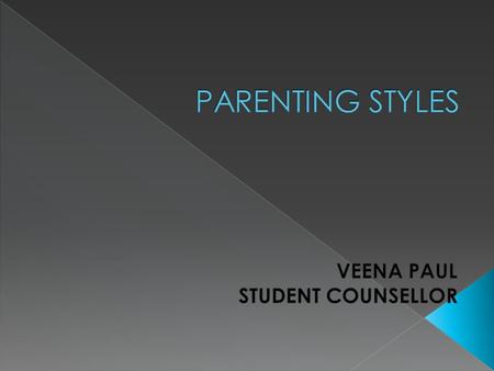 VEENA PAUL STUDENT COUNSELLOR