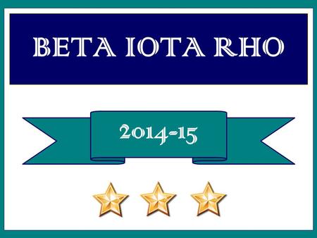 2014-15 BETA IOTA RHO. SUMMER 2014 RELAY for LIFE June 2014.