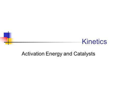 Activation Energy and Catalysts