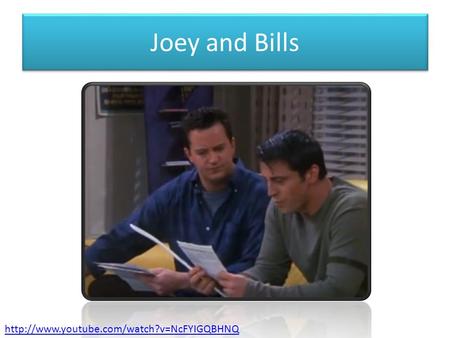 Joey and Bills