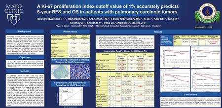 Ki-67 index cutoff value of 1% is a valuable prognostic biomarker for pulmonary carcinoids based on this large cohort. Our data also provide strong evidence.